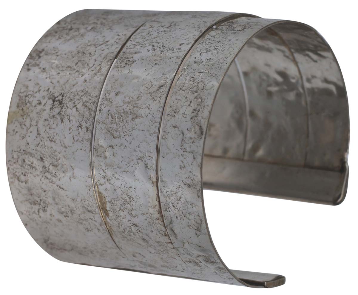 Buy Bracelets in Bulk – Cuff Bracelet – Cast in Brass – Silver Plated with Black Antique Finish – Wrinkled Effect – Wholesale Bulk Bracelets 